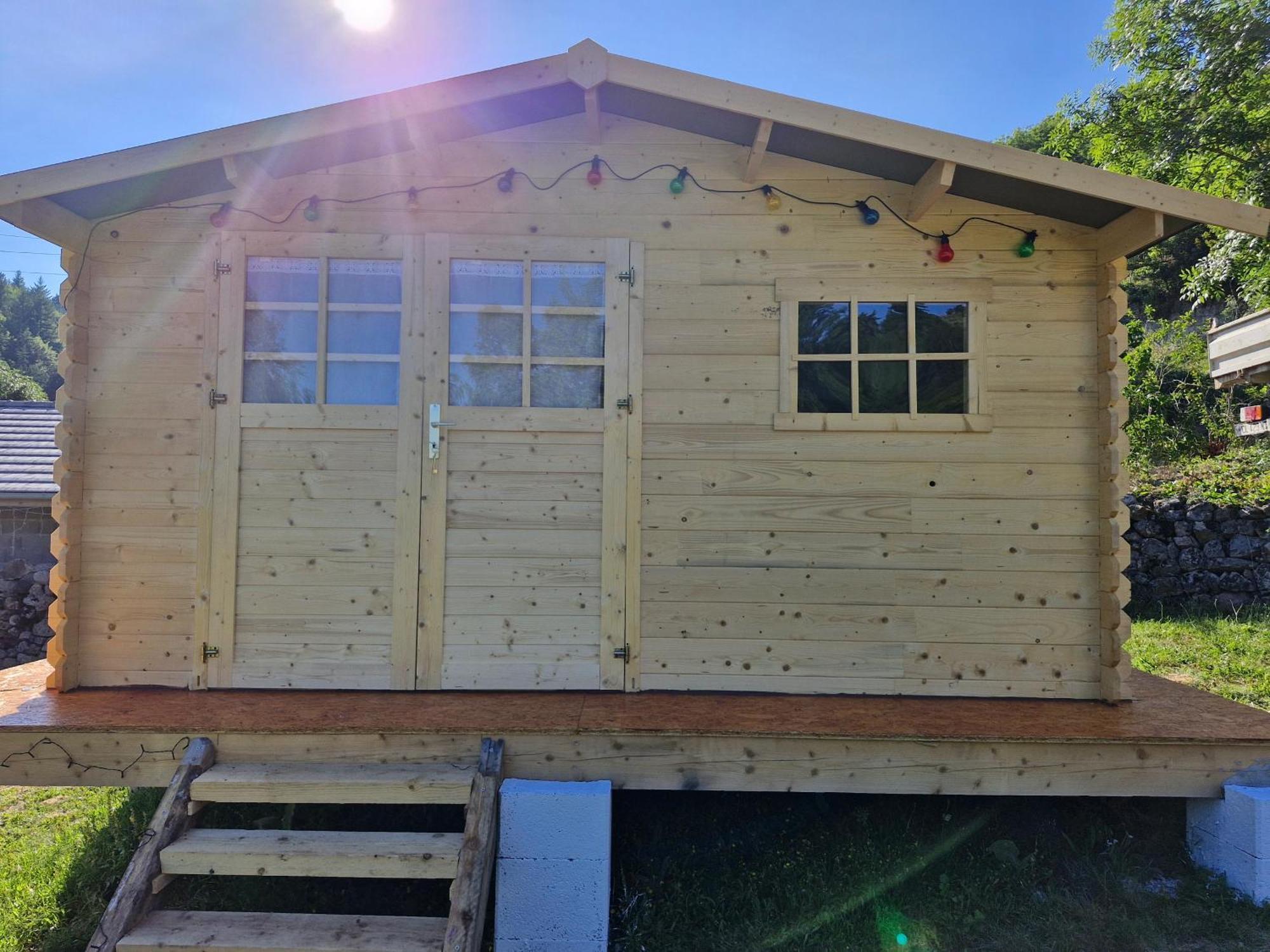 La Cabane Des Lucioles Saint-Julien-Boutieres エクステリア 写真